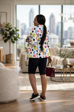 Load image into Gallery viewer, Ace of Spades Three Quarter Sleeves Print Blazer - lifestyle
