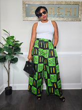 Load image into Gallery viewer, Ankara Wide-Leg Pants