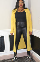 Load image into Gallery viewer, Cable Knit Dual Pocket  Ankle Length Sweater