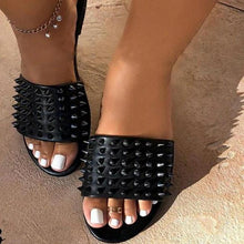 Load image into Gallery viewer, Rivet  women slippers