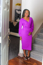 Load image into Gallery viewer, Long Sleeves Bodycon Midi Dress
