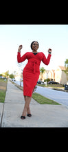 Load image into Gallery viewer, Long Sleeves Bodycon Midi Dress